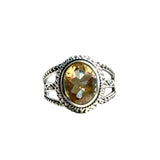 Citrine Solid 925 Sterling Silver Ring 9