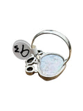 Freshwater Pearl Multi Gemstone Solid 925 Sterling Silver Ring 9.5