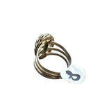 Caribbean Larimar Solid 925 Sterling Silver Ring 8