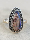 Monarch Opal Solid 925 Sterling Silver Ring 8