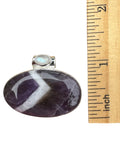 Chevron & Rainbow Moonstone Solid 925 Sterling Silver Pendant