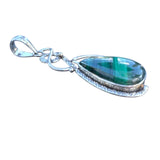 Malachite Solid 925 Sterling Silver Pendant