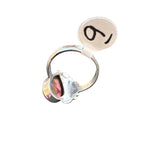 Kingman Red Rose Dahlia Solid 925 Sterling Silver Ring 9