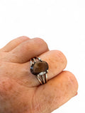 Sunstone in Iolite Solid 925 Sterling Silver Ring 9.5
