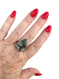 Ocean Jasper Solid 925 Sterling Silver Ring 9