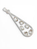 Herkimer Diamond Solid 925 Sterling Silver Pendant