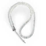 White Jade 4 mm Beaded Necklace