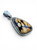 Peanut Jasper Solid 925 Sterling Silver Pendant