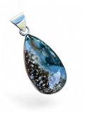 Aztec Lapis Solid 925 Sterling Silver Pendant