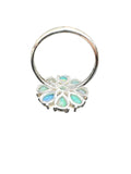 Ethiopian Opal Solid 925 Sterling Silver Ring 7.5