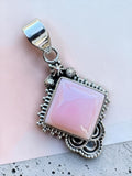 Pink Conch Solid 925 Sterling Silver Pendant