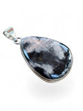 Porcelain Jasper Silver Overlay Pendant