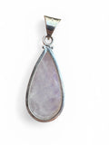 Rainbow Moonstone Solid 925 Sterling Silver Pendant