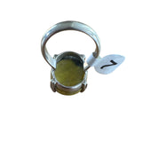 Bumblebee Jasper Solid 925 Sterling Silver Ring 7