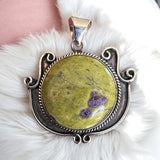 Atlantasite Solid 925 Sterling Silver Pendant