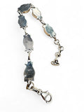 White Water Turquoise Solid 925 Sterling Silver Bracelet
