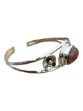 UNIQUE CRAZY LACE AGATE Solid 925 Sterling Silver Bracelet