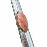 Sunstone Solid 925 Sterling Silver Ring – Size 9