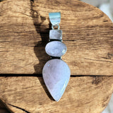 Rose Quartz Solid 925 Sterling Silver Pendant