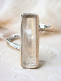 Lemurian Quartz Solid 925 Sterling Silver Ring 7