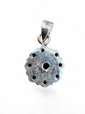 Rainbow Fire Topaz & Garnet Solid 925 Sterling Silver Pendant