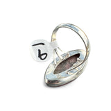 Rhodonite Solid 925 Sterling Silver Ring 9