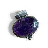 Amethyst Solid 925 Sterling Silver Pendant
