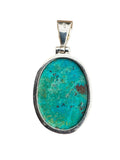 Shattuckite Solid 925 Sterling Silver Pendant
