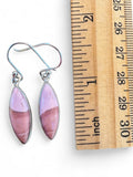 Pink Opal Solid 925 Sterling Silver Earrings