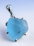 Blue Topaz Solid 925 Sterling Silver Pendant