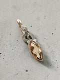 Smoky Quartz Solid 925 Sterling Silver Pendant