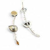 Pyrite Solid 925 Sterling Silver Earrings