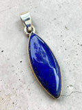 Blue Lapis Solid 925 Sterling Silver Pendant