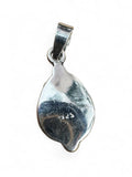 White Water Turquoise Solid 925 Sterling Silver Pendant