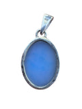 Rose Titanium Druzy Solid 925 Sterling Silver Pendant