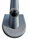 Black Onyx Solid 925 Sterling Silver Ring 9
