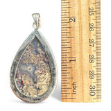 Moss Agate Solid 925 Sterling Silver Pendant