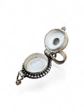 Ethiopian Opal Solid 925 Sterling Silver Poison Locket Pendant