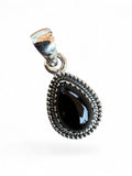 Black Onyx Solid 925 Sterling Silver Pendant