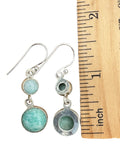 Amazonite Solid 925 Sterling Silver Earrings