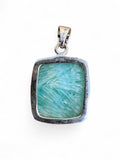 Amazonite Solid 925 Sterling Silver Pendant