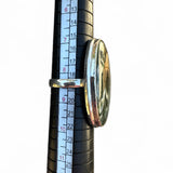 Seraphanite Solid 925 Sterling Silver Ring 8.5