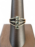 Prasiolite Green Amethyst Solid 925 Sterling Silver Ring 8