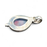 Aurora Opal Solid 925 Sterling Silver Pendant
