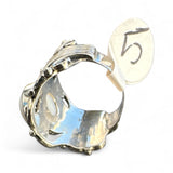 Pearl Solid 925 Sterling Silver Ring 5