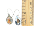 Crazy Lace Agate Solid 925 Sterling Silver Earrings