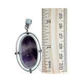 Amethyst Solid 925 Sterling Silver Pendant