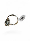 White Buffalo Solid 925 Sterling Silver Ring 7