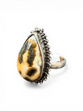 Indonesian Red Marcasite Solid 925 Sterling Silver Ring 6