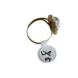 Faceted Sunstone Solid 925 Sterling Silver Ring 8.5